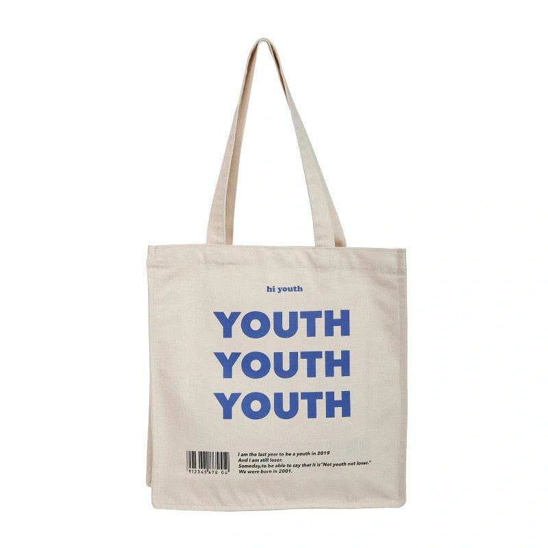 Bolsa de tela juvenil: ¡Atrae miradas con estilo y frescura, la compañera perfecta para tu día a día!